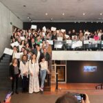 Andrea Frigerio Instagram - Hoy en el @fundacionteatrosanmartin la @academiadecineargenorganizó un gran encuentro con entrega de diplomas y premios . #premiossur Un muy lindo encuentro,alegría y emoción. Les comparto algunas fotos❤️ Gracias @fabianzitta por el traje espectacular y @elviobichi por make up y pelo Felicitaciones a los premiados y nominados VIVA EL CINE ARGENTINO @sabrinafarji @agenciaraquelflotta @rominafernandes.ok @kekahalvorsen @revistagenteok