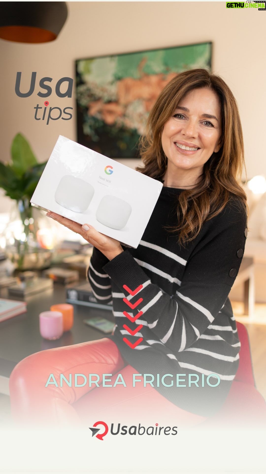 Andrea Frigerio Instagram - Con USABAIRES todo es más simple 🙂. Hacé como @andreafrigeriook Andrea necesitaba un repetidor de WIFI, lo compró y lo envió a su casillero personal en Miami; y en 7 días lo trajimos a la puerta de su casa 🫶🏻. Mirá el video y descubrí cómo hacer tus compras en Estados Unidos y recibirlo en Argentina, sin trámites engorrosos, sin aduanas, y directo a la puerta de tu casa 🏠. #usa #importados #amazon #amazonfinds