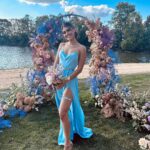 Andrea Kalousová Instagram - Ach, děkuji @sandramark_fashion_designer za šaty. Cítila jsem se jako princezna. 🧚‍♀️