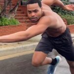 Andrew Bachelor Instagram - Motivation 🏃🏾‍♂️🤣 w/ @cryslove