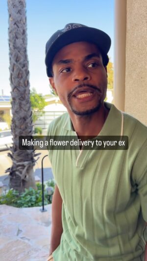 Andrew Bachelor Instagram - Making a flower delivery to your ex is ultimate pain 🤣🤣 w/ @loulou_gonzalez @adancastillojr