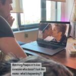 Andrew Francis Instagram - Spirit is very confused 😂 @realandrewfrancis @mariesacrouse Who’s watching @chesapeakeshorestv 🎉❤️ Episode 1 of its final season! 🥲 Catch them every Sunday! . . #chessies #chesapeakeshores #tvshow #hallmarkchannel @hallmarkchannel Vancouver, British Columbia