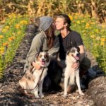 Andrew Francis Instagram - Happy 🇨🇦 Thanksgiving 🦃 We had fun today at the Pumpkin Patch + Corn Maze w/ the pups @mystic.spirit.dogs and grandmama 🌽🎃 . . . #pumpkinpatch #cornmaze #vancouver #chilliwack #australianshepherd #influencer #creator #fall #autumn #fallfamilyphotos #familyphoto #spirituality #love Chilliwack, British Columbia