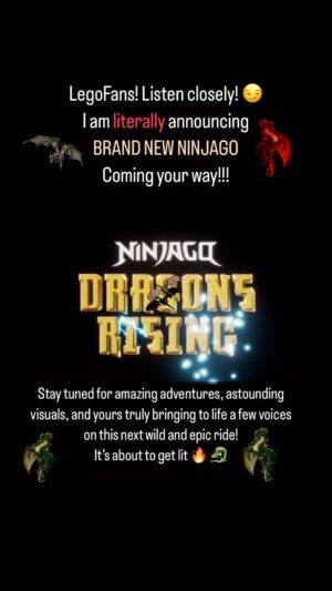 Andrew Francis Instagram - Who’s going to be tuning in?! 

#lego #ninjago #actor #voiceactor