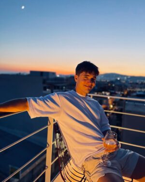 Andrew Neighbors Instagram - Happy 31st birthday to me! (In Greece not in the states 😝) So lucky I get to spend it with some of my best friends in Mykonos. Also no matter how old I get I refuse to stop acting like I’m a teenage Tiktoker.