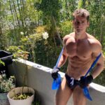Andrew Neighbors Instagram - Got my gloves on to garden/ bonsai prune in between workout sets. 🌱🌞