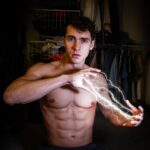 Andrew Neighbors Instagram - Practicing lightening magic in the closet? There’s gotta be a gay pun there. Idk ⚡️