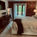 Andrew Neighbors Instagram - Been focusing on my bedroom recently. - still have lots of trim to paint so ignore some of the brown wood. But this used to be a mother in law suite with a kitchen - turned into master bedroom + closet. Graham, Washington