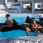 Andrew Neighbors Instagram - Happy 31st birthday to me! (In Greece not in the states 😝) So lucky I get to spend it with some of my best friends in Mykonos. Also no matter how old I get I refuse to stop acting like I’m a teenage Tiktoker.