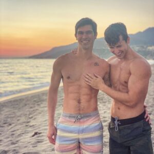 Andrew Neighbors Instagram - Two amazing people right here. Thanks for hanging out and being there for me. Keep your friends close! @maxisms @andrescamilo___