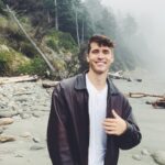 Andrew Neighbors Instagram - Jacket from @_thriftybritches !! my loooonnng time friend started an online vintage clothing store. It’s super affordable and you can just Venmo and she will ship it to you. Pleaseeee go follow :) alsoooo new YouTube video going up now! Olympic National Park