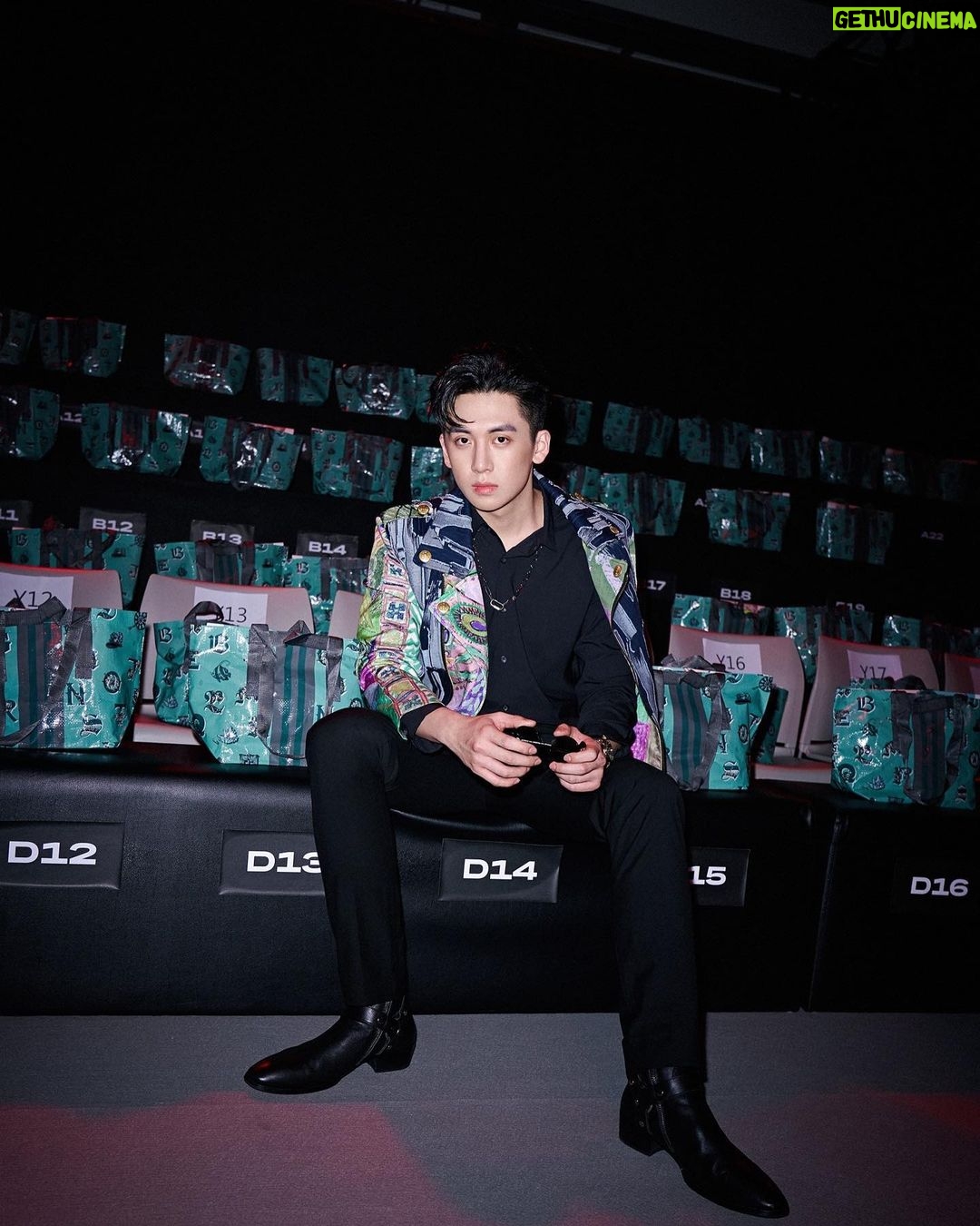 Andy Ko Instagram - 人模人樣👶🏻 Hair: @jimmy1987909 Makeup:@cyanmua Outfit:@danielwong_official Photographer:@ellisyunyingwu #taipeifashionweek