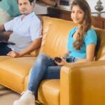 Angel Rai Instagram - Shooting with all time favourite @nawazuddin._siddiqui sir 😄🙏 Thanks to @string_entertainment #foryou #foryoupage #angelrai #bts #ad #trendingreels #viral #viralvideos #nawajuddinsiddhiqui #shottmumbai #fun #blessings