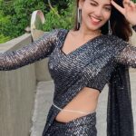Angel Rai Instagram - Use your smile to change the world Don't let the world change your smile ♥️ #angelrai #fun #saree #style #wings #hope #mng #love #traditional #viral #angel #trend #viral