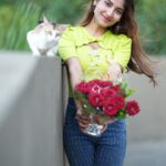Angel Rai Instagram – If you were a flower which one would you be ? 
 📸: @rj__ankit1 

#foryou #angelrai #wings #flower #trending #viral #instapic