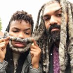 Angel Theory Instagram – Birthday twins💕💪🏽 Totally makes sense why we clicked when we first met! Love you Khary! Hope you are also enjoying your cake day as well!P.s who you think rocked the dreads better? 😂❤️ #taurusseason #twdfamily