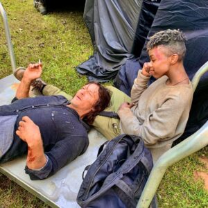 Angel Theory Instagram - It’s been a longggggg wait, but I hope you all have as much fun watching as we did filming! 🧞‍♂️ 

📸-Taken by The gorgeous Mellisa McBride