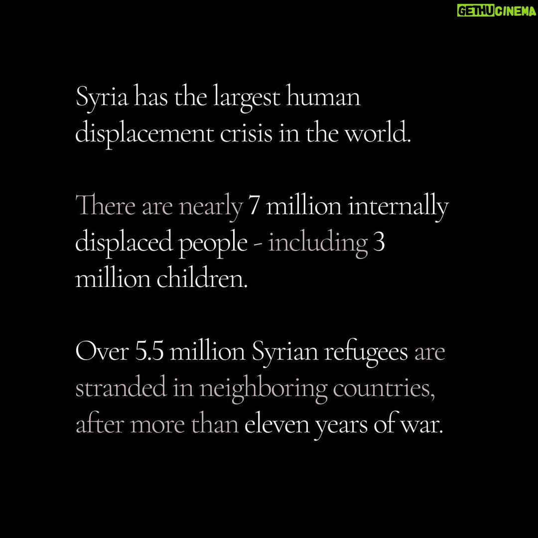 Angelina Jolie Instagram - I’ve had the privilege of meeting refugees around the world for decades. I’m angry about the lessening in aid and compassion towards them. But I am always moved and inspired by their strength and warmth. They are the best of us, face to face with the worst of us. #Syria #refugees Photography by @omar.imam.4