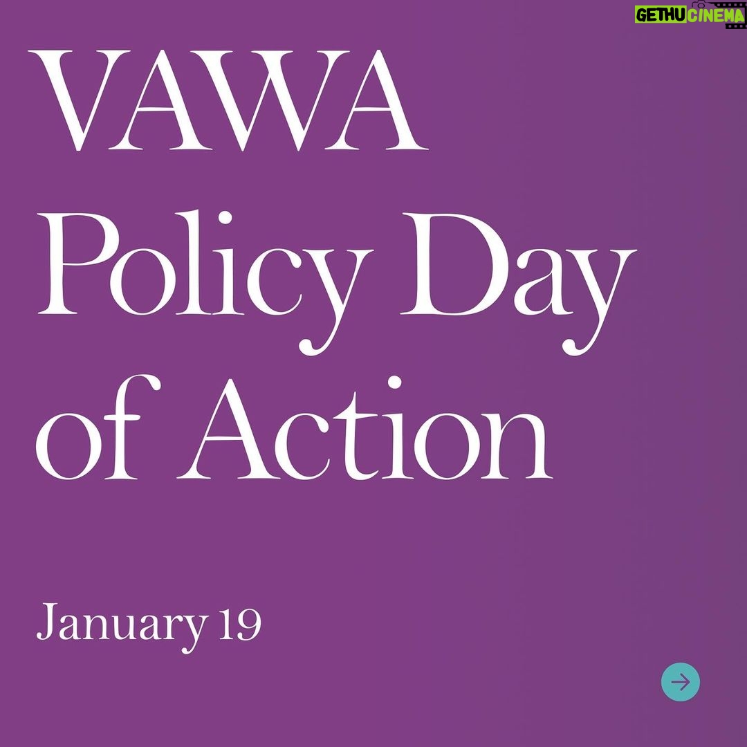 Angelina Jolie Instagram - Please join me on January 19 for a Policy Day of Action with sponsoring Senators of the Violence Against Women Reauthorization Act of 2022 and the National Task Force to End Sexual and Domestic Violence. VAWA addresses domestic violence, sexual assault, dating violence, and stalking holistically by funding prevention, services, and training. Since VAWA was passed in 1994, the rate of domestic violence in the U.S. has decreased by 63% and spousal homicides have decreased by 50%. VAWA is a bipartisan bill that strengthens protections for survivors, invests in abuse prevention and in families and communities, and saves lives. Virtual Rally (Jan 19 | 12:15pm ET) Twitter Storm Toolkit (Jan 19 | 1:00pm ET) Links in bio #VAWA #VAWA4ALL