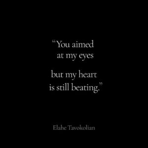 Angelina Jolie Instagram - Thinking of the young Iranians who have suffered eye injuries protesting the killing of Mahsa Amini, like @elahetavokolian14 and Zanier Tondro. Many survivors have lost sight in one or both eyes. It’s a reminder of the price young Iranians are paying in their struggle for rights and freedoms. 

#womanlifefreedom #Iran #mahsaamini #elahetavokolian #zaniertondro