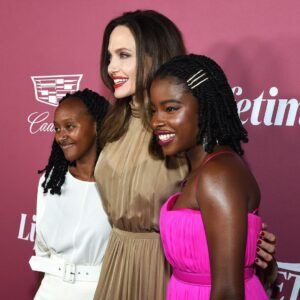 Angelina Jolie Instagram - I was honored - and nervous - to introduce the amazing poet @amandascgorman the other night at the Variety Power of Women Awards event. 

Tap the link in my bio to see her read her new poem, "We Rise", honoring "These women who stand up / knowing the wind / Not by where it is, but where it is blowing / Leading worlds not by how society is / But where change is going."