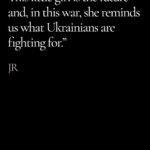 Angelina Jolie Instagram - My friend @jr shared this with me. #ukraine