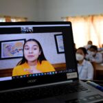 Angelina Jolie Instagram - I have been working with Gitanjali Rao, fifteen-year old problem-solver and innovator. She is a leading light in promoting science, technology, engineering and mathematics for children and young people across the world. Most of all for girls, who are under-represented in the sciences, and particularly in ICT, a growth area for employment in the future. In late December 2021, students from Samlot High School, a school MJP Foundation supports, connected with Gitanjali on the other side of the world, to inspire and be inspired. They talked about observation, learning, perseverance, courage, and communication. Gitanjali has engaged with more than 50,000 students around the world.  In the past two years, Covid has done so much damage to the learning and opportunities of children - but students like these in Cambodia are fighting to continue and finish their education. I love seeing these young people meeting across languages and cultures, to encourage, support and teach each other.  @gitanjaliarao #STEM #WomenInScience @unesco’s “Cracking the Code: Girls’ and Women’s Education in STEM” MJP Foundation Links in bio