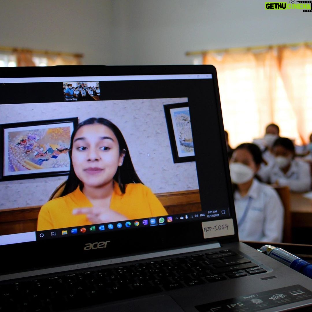 Angelina Jolie Instagram - I have been working with Gitanjali Rao, fifteen-year old problem-solver and innovator. She is a leading light in promoting science, technology, engineering and mathematics for children and young people across the world. Most of all for girls, who are under-represented in the sciences, and particularly in ICT, a growth area for employment in the future. In late December 2021, students from Samlot High School, a school MJP Foundation supports, connected with Gitanjali on the other side of the world, to inspire and be inspired. They talked about observation, learning, perseverance, courage, and communication. Gitanjali has engaged with more than 50,000 students around the world. In the past two years, Covid has done so much damage to the learning and opportunities of children - but students like these in Cambodia are fighting to continue and finish their education. I love seeing these young people meeting across languages and cultures, to encourage, support and teach each other. @gitanjaliarao #STEM #WomenInScience @unesco’s “Cracking the Code: Girls’ and Women’s Education in STEM” MJP Foundation Links in bio