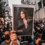 Angelina Jolie Instagram - Respect to the brave, defiant, fearless women of Iran.   All those who have survived and resisted for decades, those taking to the streets today, and Masha Amini and all young Iranians like her.   Women don’t need their morals policed, their minds re-educated, or their bodies controlled. They need freedom to live and breathe without violence or threats.     To the women of Iran, we see you.    #WomanLifeFreedom #MahsaAmini