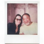 Angelina Jolie Instagram – I have this up in my home. Makes me smile and think of the brave creative spirit that is Ai Weiwei. My friend @jr took this when we all found each other in Venice and Ai was beginning the project that is now being shown. 

#AiWeiwei @aiww @berengostudio