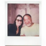 Angelina Jolie Instagram - I have this up in my home. Makes me smile and think of the brave creative spirit that is Ai Weiwei. My friend @jr took this when we all found each other in Venice and Ai was beginning the project that is now being shown. #AiWeiwei @aiww @berengostudio