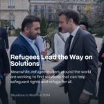 Angelina Jolie Instagram - More people have been forced from their homes by conflict and oppression – 114 million – than at any other time on record. Forcibly displaced people themselves are leading the way in advocating for their rights. Stay informed, speak out for displaced people, and share this post. Photos by Getty Images and Refugees International.