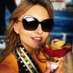Angelique Boyer Instagram - "Life is like an ice cream cone, you have to lice it one day at a time." 🧡🍦🍒 ⛴️ • • • 📸 @sebastianrulli Merci pour ce moment ♥️