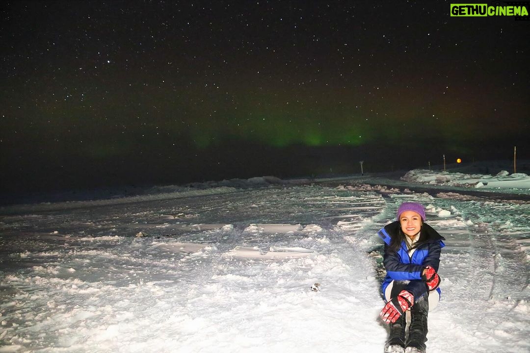 Angie Ang Instagram - Eyegasm ❣️#auroraborealis Murmansk, Russia