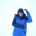 Angie Ang Instagram - Pernah ngerasain white christmas 💙🩵 Murmansk, Russia