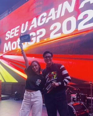 Angie Ang Instagram - See you next season!
What a race! What a show!! #motogp2023 feels so tense! 
#jobmcangie #pertaminaenduro