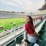 Angie Ang Instagram – Opening #u17wc !!! Siapa jagoan kalian? 😍
#inspiringstars Gelora Bung Tomo Stadium
