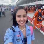 Angie Ang Instagram - Today @federaloil_id team and I went to the hero walk. So, which one is your favorite? 🏍️ #indonesianGP #nontonmotogpnyaman #mandalika @motogp