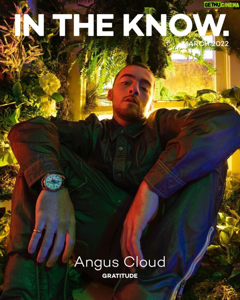 Angus Cloud Instagram - Caption: March Cover story for @watchintheknow Gratitude issue out now.