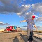 Angus Cloud Instagram – drivin from la to take a bart train across the bay Fresno, California