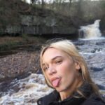 Anna Brewster Instagram – Chasing waterfalls 🤍 Yorkshire, UK
