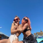 Anna Brewster Instagram - Got to spend a whole week with this megababe... what an absolute TREAT @maddisonjaizani 🥰 Whitstable