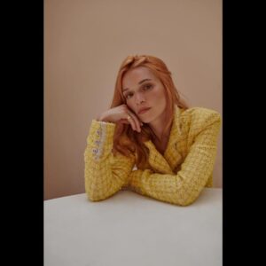 Anna Brewster Instagram - @contentmodemagazine Interview and Lockdown shoot, Link in Bio- wearing @chanelofficial @christopherkane photos by the wonderful @sebbarros 💥 Make up @louteasdale 💕