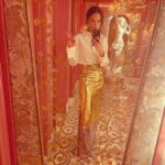Anna Brewster Instagram - Dreams @huishanzhang @aquazzura ✨ @oliviabuckingham