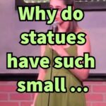 Anna Cain Bianco Instagram - Those of you who don’t like this joke will be comforted by the terrible audio quality #standupcomedy #comedian #artmuseum