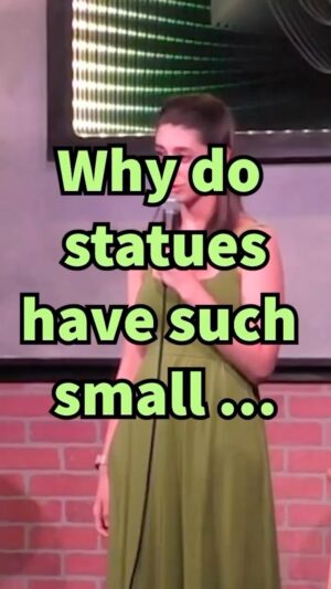 Anna Cain Bianco Instagram - Those of you who don’t like this joke will be comforted by the terrible audio quality 

#standupcomedy #comedian #artmuseum