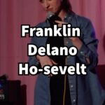 Anna Cain Bianco Instagram - I regret the title already #roosevelt #fdr #standupcomedy #jokes