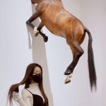 Anna Kay Instagram - 🌹🥀…… #thelastjugement #mauriziocattelan