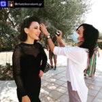 Anna Menenakou Instagram - Πίσω από τις κάμερες… #hairstyle @chatzikonstanti.gr #styledby @kododimam #actress #actreslife #lovemyjob @asemasremama_alphatv #tzovana #sheisgotthelook #onlyloveforanna Athens, Greece