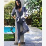 Anna Menenakou Instagram – Be yourself everyone else is already taken… 
#oscarwildequotes #picogtheday #lightblue #jumpsuit @artensouth #shoplocal #supportyourneighbor #love #onlylove #onlyloveforanna 🦋